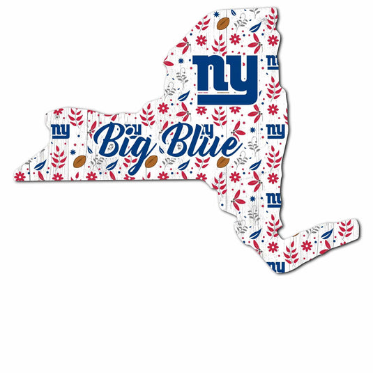 Fan Creations Wall Decor New York Giants State Sign 24in