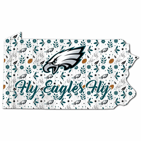 Fan Creations Wall Decor Philadelphia Eagles State Sign 24in