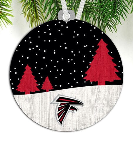 Fan Creations Ornament Atlanta Falcons Snow Scene Ornament