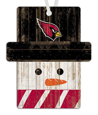 Fan Creations Ornament Arizona Cardinals Snowman Ornament