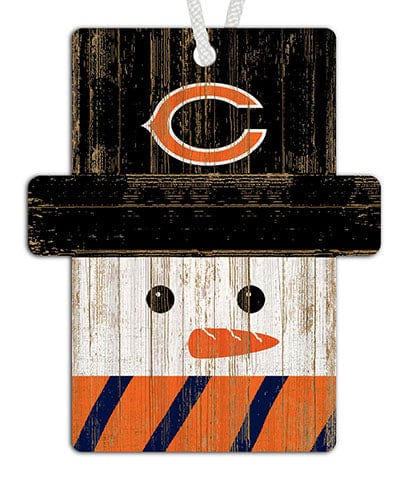 Fan Creations Ornament Chicago Bears Snowman Ornament