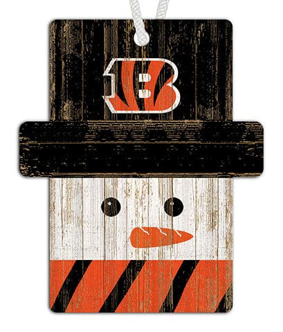 Fan Creations Ornament Cincinnati Bengals Snowman Ornament