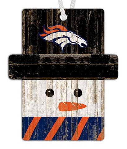 Fan Creations Ornament Denver Broncos Snowman Ornament