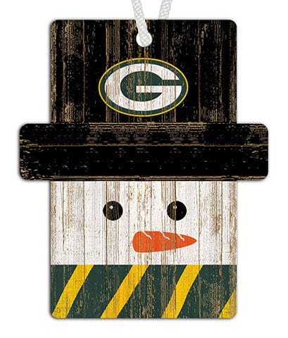 Fan Creations Ornament Green Bay Packers Snowman Ornament