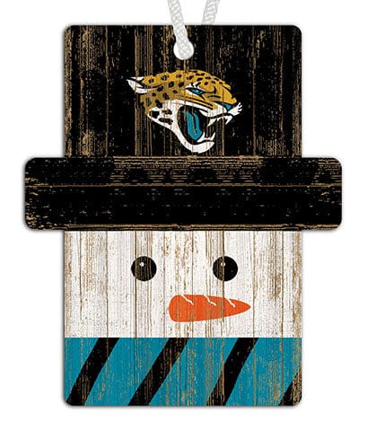 Fan Creations Ornament Jacksonville Jaguars Snowman Ornament