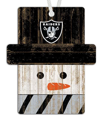 Fan Creations Ornament Las Vegas Raiders Snowman Ornament