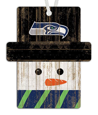 Fan Creations Ornament Seattle Seahawks Snowman Ornament