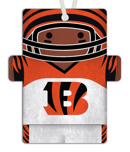 Fan Creations Holiday Home Decor Cincinnati Bengals Player Ornament