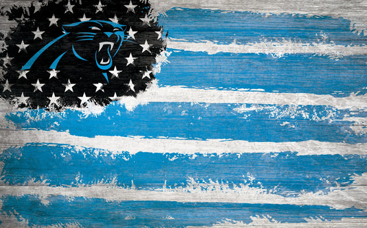 Fan Creations Home Decor Carolina Panthers  Flag 11x19