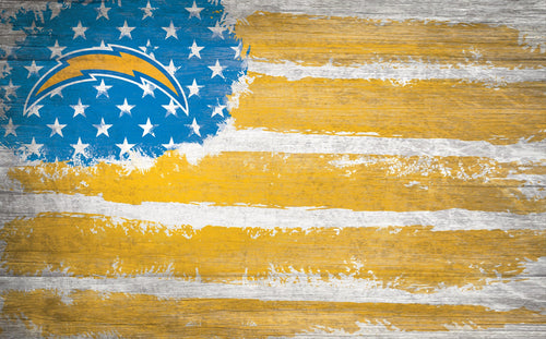 Fan Creations Home Decor Los Angeles Chargers  Flag 11x19