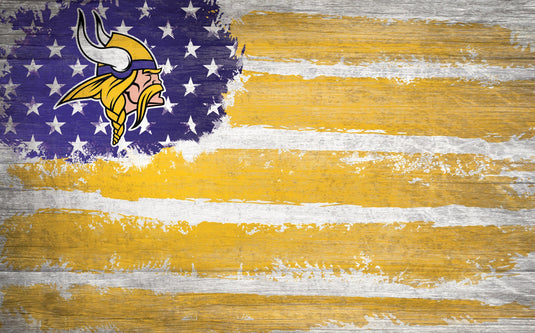 Fan Creations Home Decor Minnesota Vikings  Flag 11x19