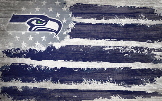 Fan Creations Home Decor Seattle Seahawks  Flag 11x19