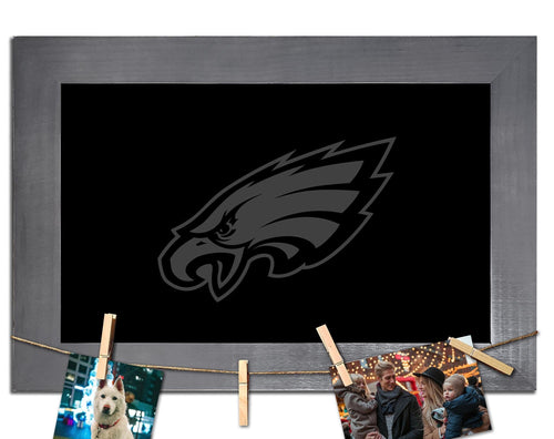 Fan Creations Home Decor Philadelphia Eagles   Blank Chalkboard With Frame & Clothespins