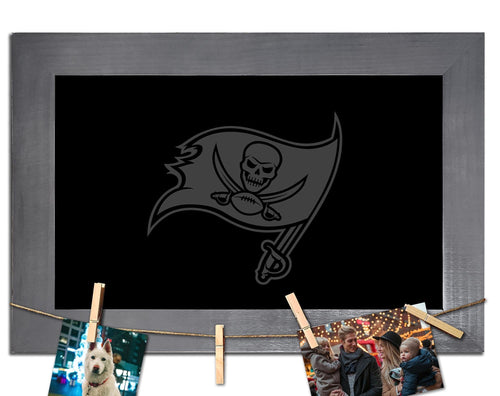 Fan Creations Home Decor Tampa Bay Buccaneers   Blank Chalkboard With Frame & Clothespins