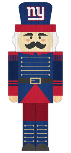 Fan Creations Holiday Home Decor New York Giants Nutcracker 31in Leaner