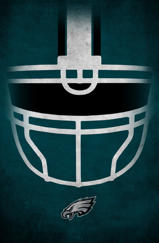 Fan Creations Home Decor Philadelphia Eagles   Ghost Helmet 17x26