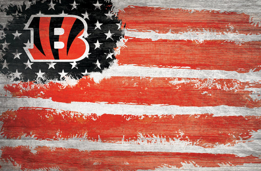Fan Creations Home Decor Cincinnati Bengals   Flag 17x26