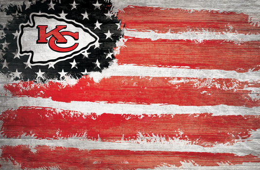 Fan Creations Home Decor Kansas City Chiefs   Flag 17x26