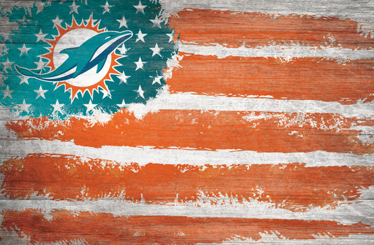 Fan Creations Home Decor Miami Dolphins   Flag 17x26