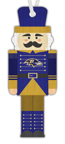 Fan Creations Holiday Home Decor Baltimore Ravens Nutcracker Ornament