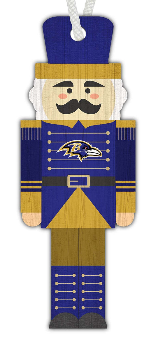 Fan Creations Holiday Home Decor Baltimore Ravens Nutcracker Ornament