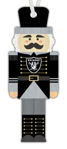 Fan Creations Holiday Home Decor Las Vegas Raiders Nutcracker Ornament