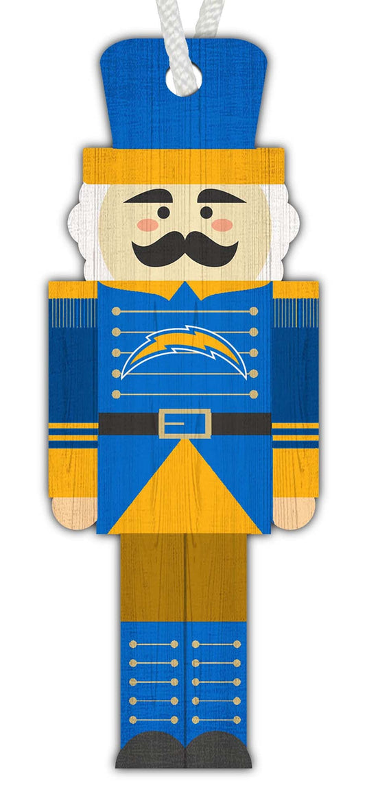 Fan Creations Holiday Home Decor Los Angeles Chargers Nutcracker Ornament