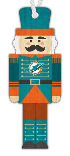 Fan Creations Holiday Home Decor Miami Dolphins Nutcracker Ornament