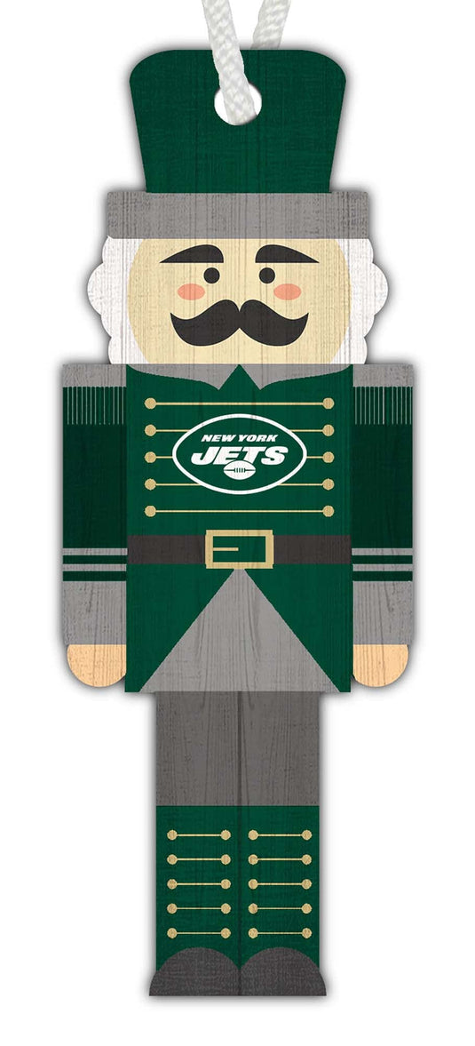 Fan Creations Holiday Home Decor New York Jets Nutcracker Ornament