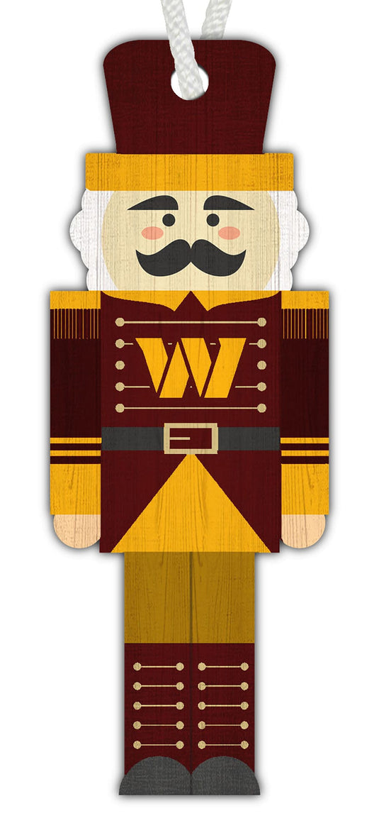 Fan Creations Holiday Home Decor Washington Commanders Nutcracker Ornament