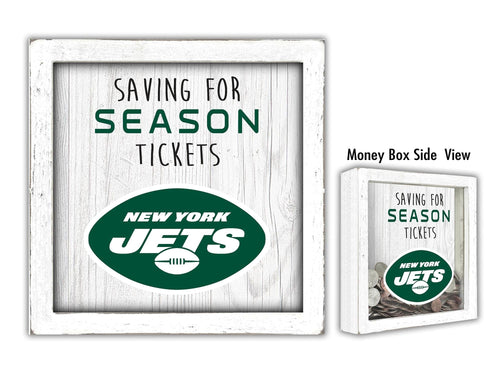 Fan Creations Desktop Stand New York Jets Saving For Tickets Money Box