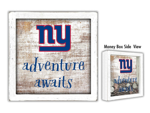 Fan Creations Desktop Stand New York Giants Adventure Awaits Money Box