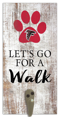 Fan Creations 6x12 Sign Atlanta Falcons Leash Holder 6x12 Sign