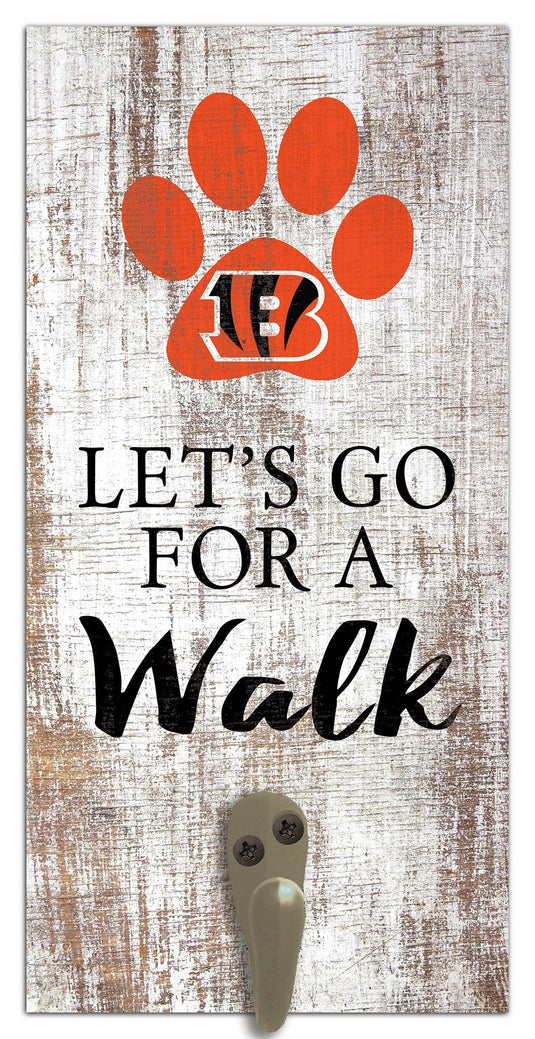 Fan Creations 6x12 Sign Cincinnati Bengals Leash Holder 6x12 Sign