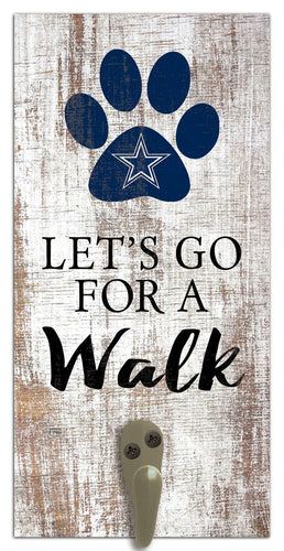 Fan Creations 6x12 Sign Dallas Cowboys Leash Holder 6x12 Sign