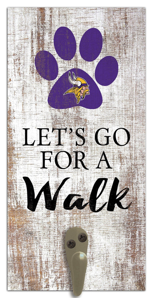 Fan Creations 6x12 Sign Minnesota Vikings Leash Holder 6x12 Sign