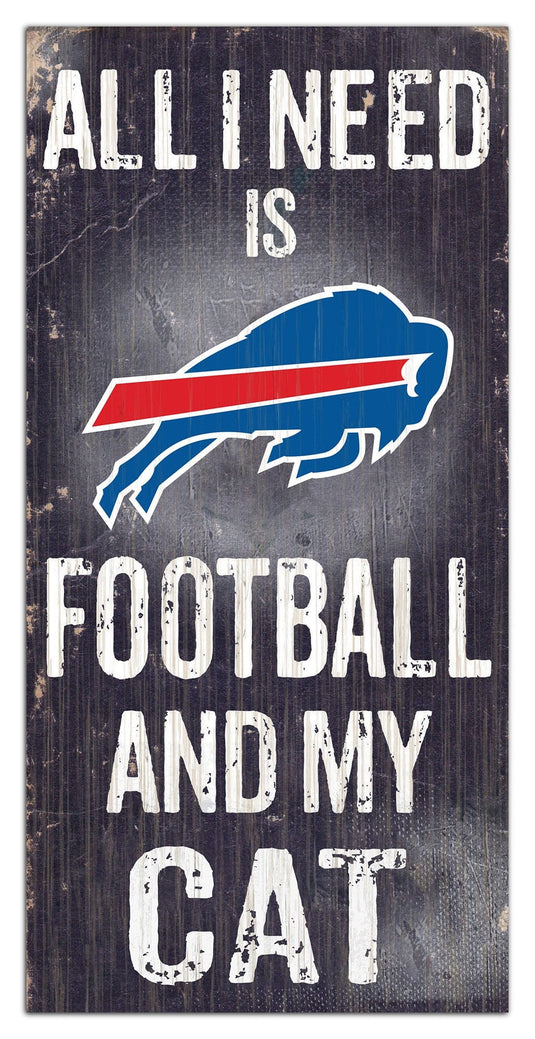 Fan Creations 6x12 Sign Buffalo Bills My Cat 6x12 Sign