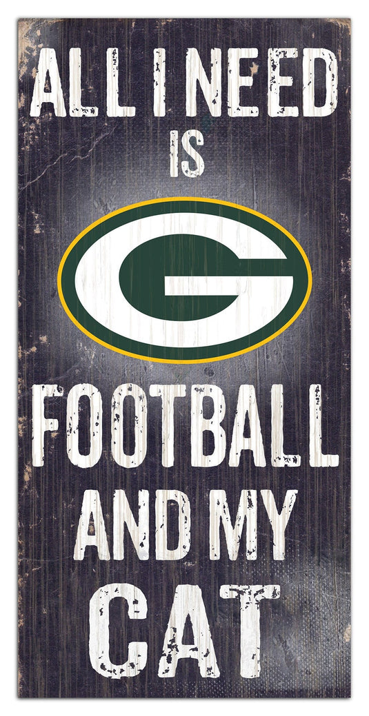 Fan Creations 6x12 Sign Green Bay Packers My Cat 6x12 Sign
