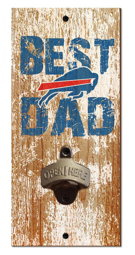 Fan Creations Home Decor Buffalo Bills  Best Dad Bottle Opener