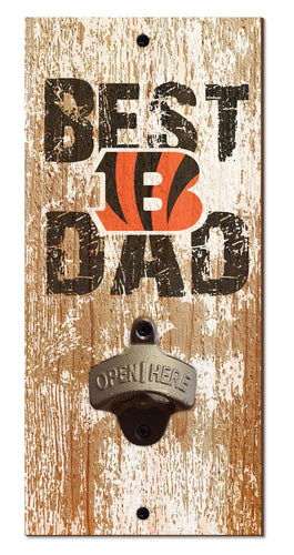 Fan Creations Home Decor Cincinnati Bengals  Best Dad Bottle Opener