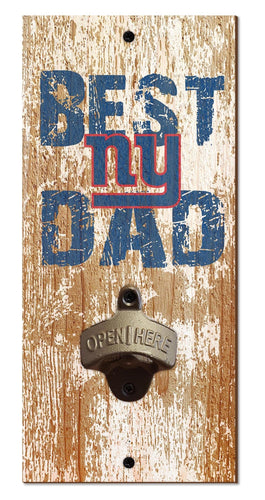 Fan Creations Home Decor New York Giants  Best Dad Bottle Opener