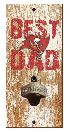 Fan Creations Home Decor Tampa Bay Buccaneers  Best Dad Bottle Opener