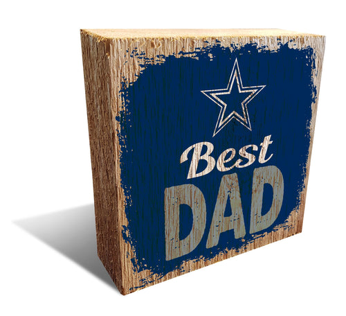 Fan Creations Desktop Stand Dallas Cowboys Best Dad Block