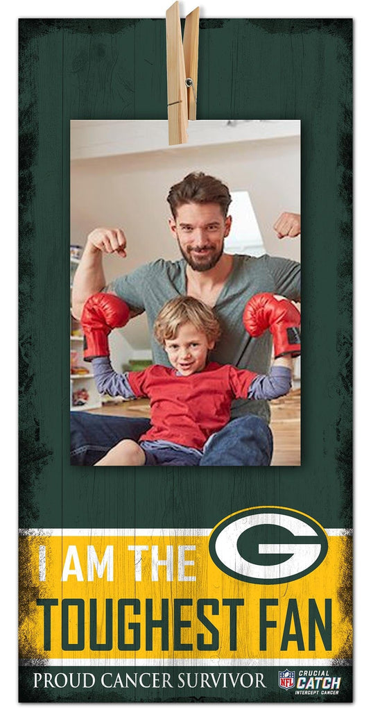 Fan Creations Home Decor Green Bay Packers Toughest Fan Clothespin 6x12
