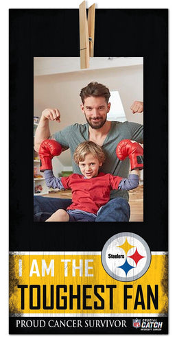 Fan Creations Home Decor Pittsburgh Steelers Toughest Fan Clothespin 6x12