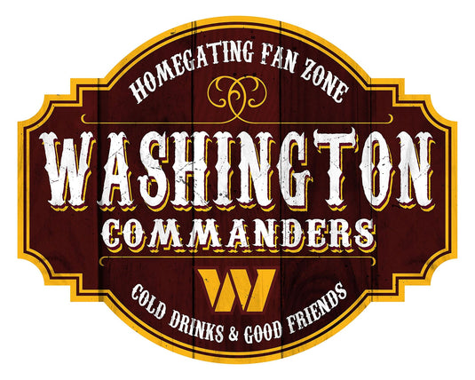 Fan Creations Home Decor Washington Commanders Homegating Tavern 24in Sign