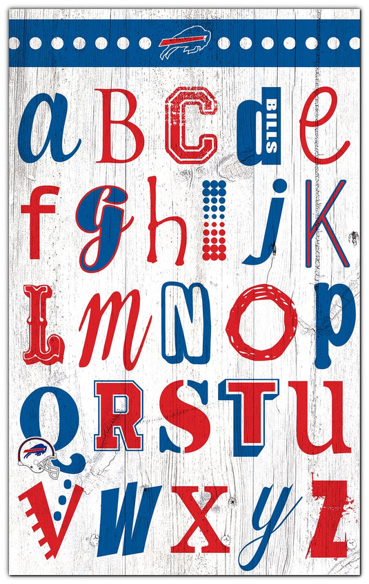 Fan Creations Home Decor Buffalo Bills   Alphabet Sign 11x19