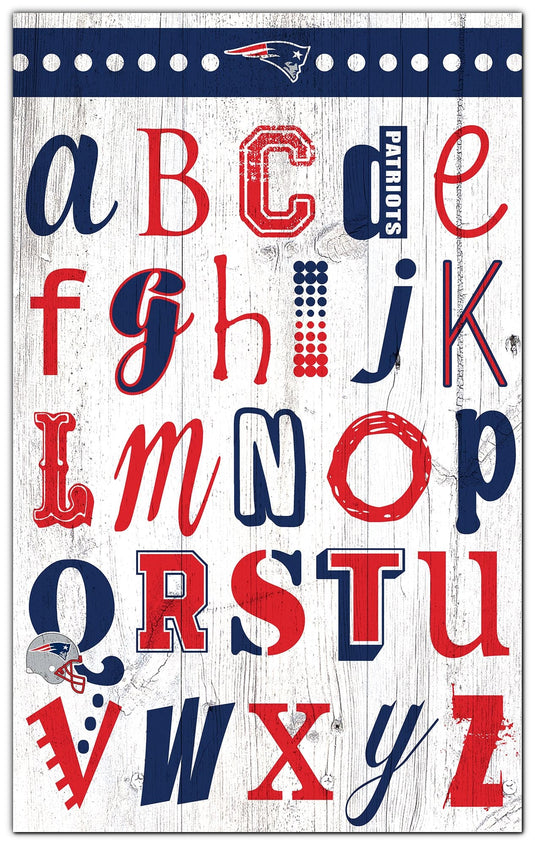 Fan Creations Home Decor New England Patriots   Alphabet Sign 11x19