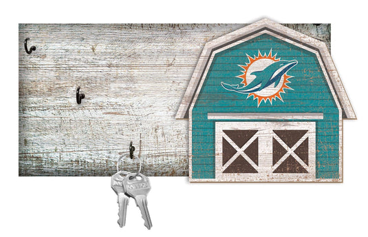 Fan Creations Wall Decor Miami Dolphins Barn Keychain Holder