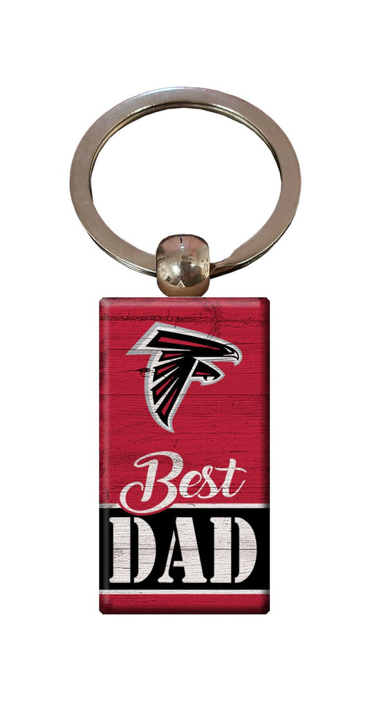 Fan Creations Home Decor Atlanta Falcons  Best Dad Keychain